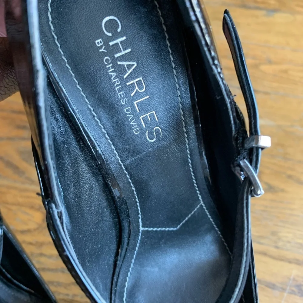 Charles by Charles David Black MaryJane Platforms‎